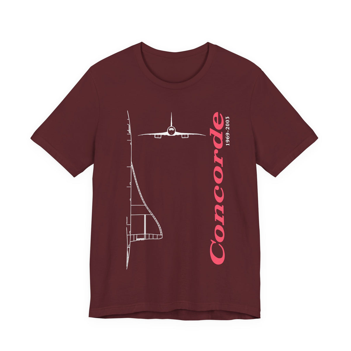Concorde 1969-2003 Unisex Jersey Tee - Perfect for Aviation Enthusiasts