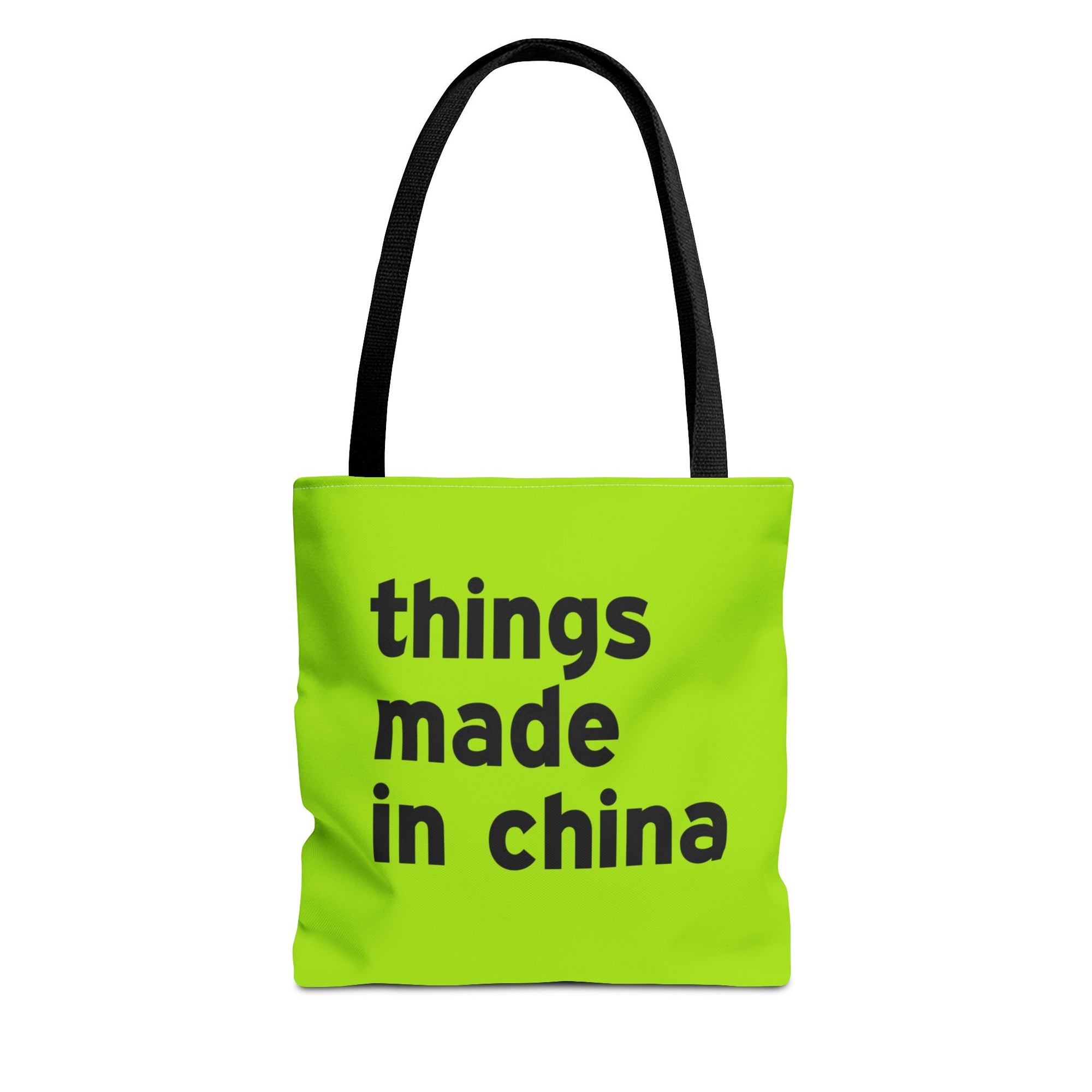 Things Made In China Tote Bag — Printed Green Travel Tote