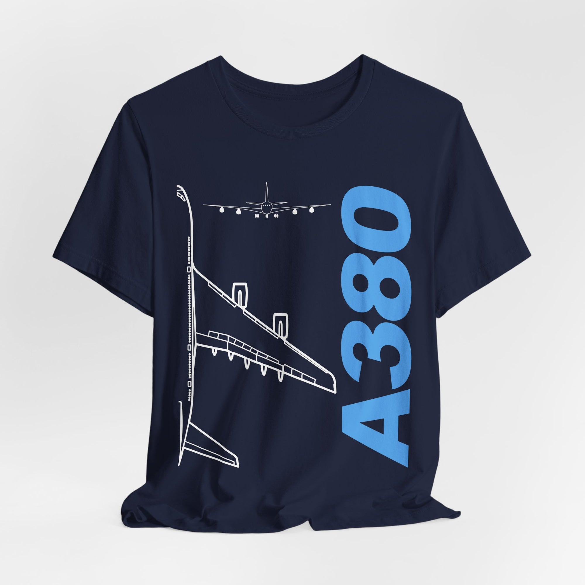 Airbus A380 Unisex Jersey Tee - Perfect for Aviation Enthusiasts