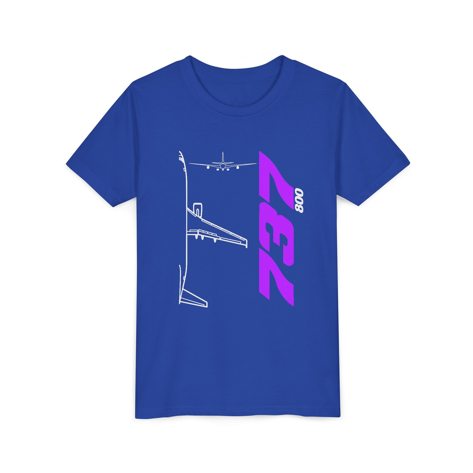 Boeing 737-800 - Unisex Youth Short Sleeve Tee