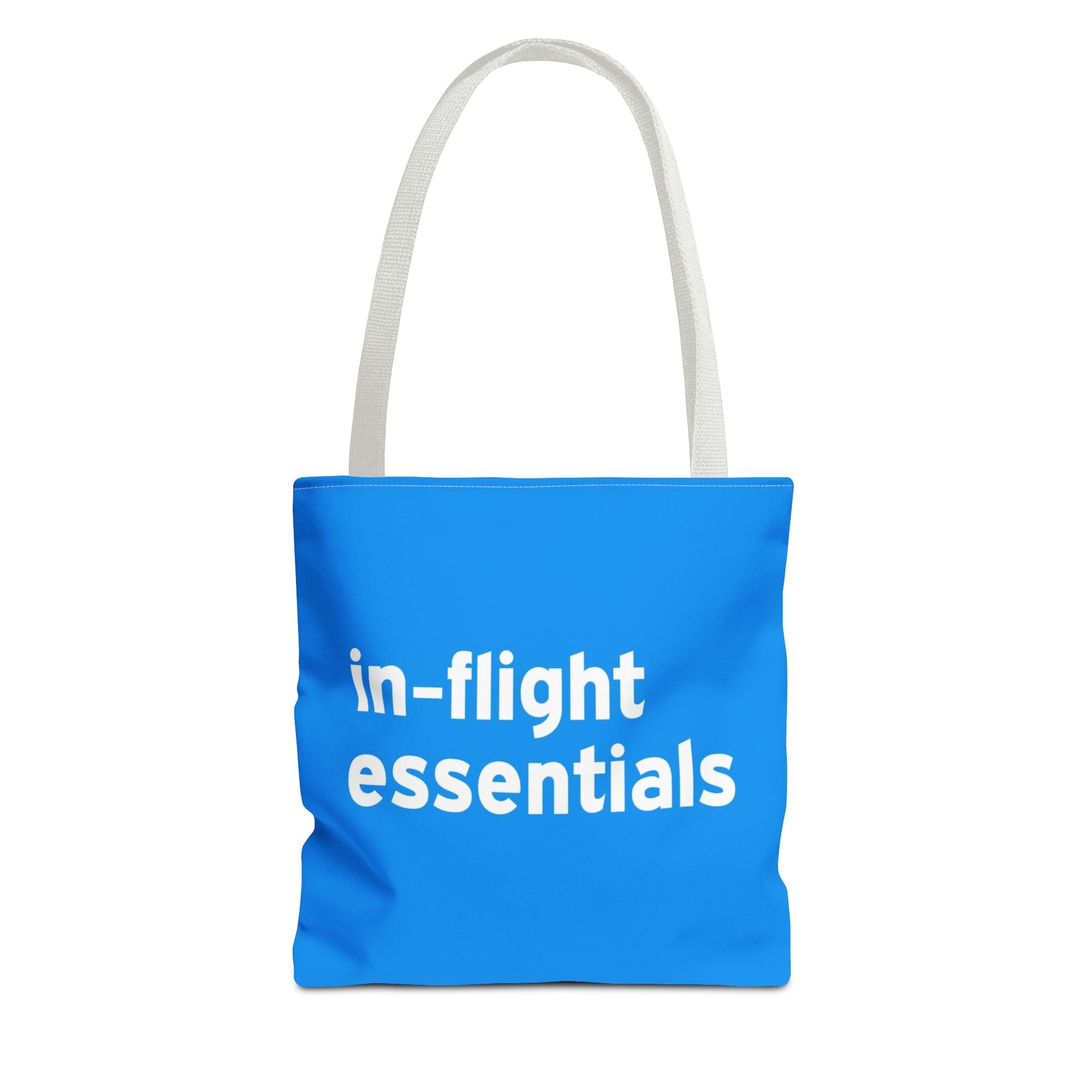 In Flight Essentials Tote Bag — Printed Green Travel Tote