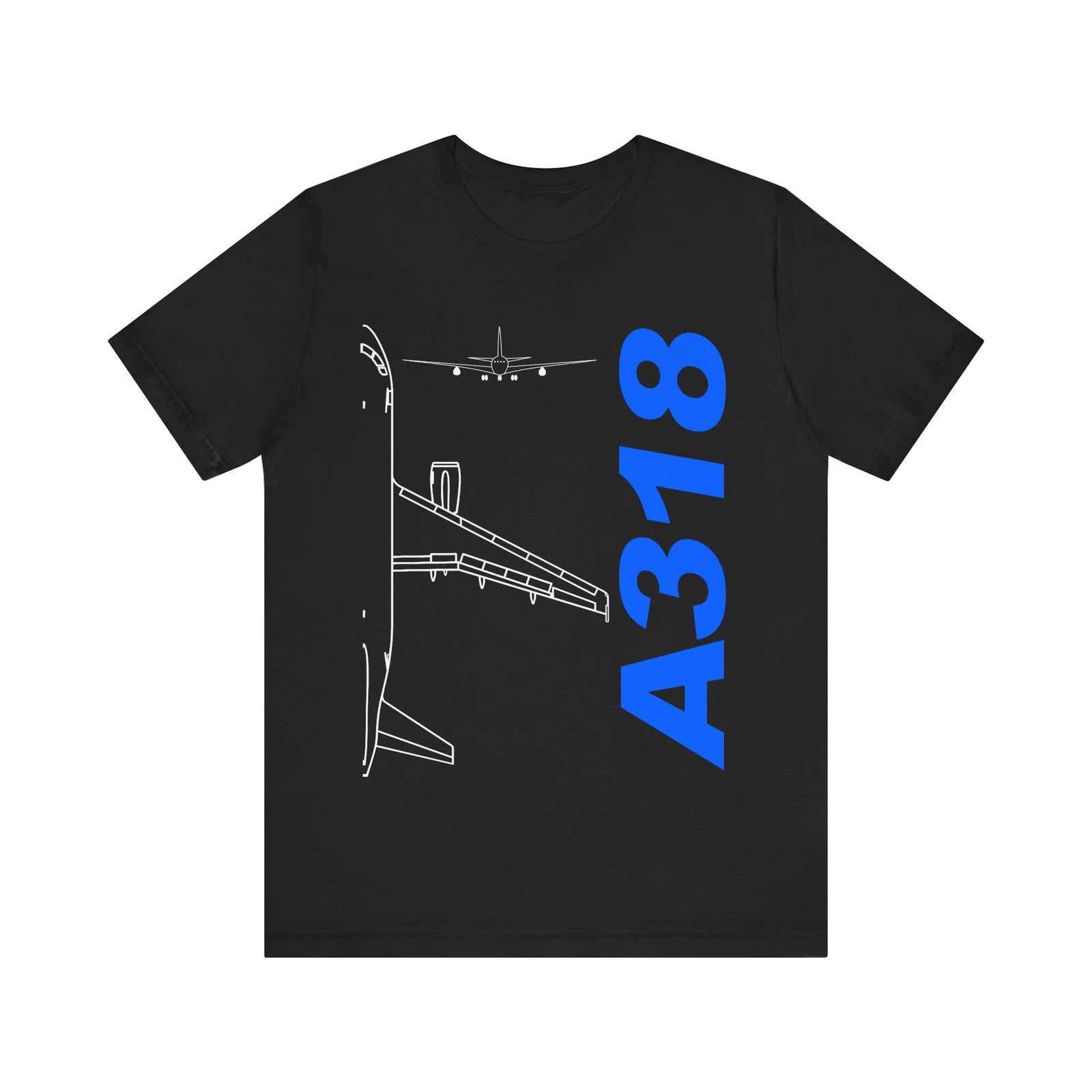 Airbus A318 Unisex Jersey Tee - Perfect for Aviation Enthusiasts