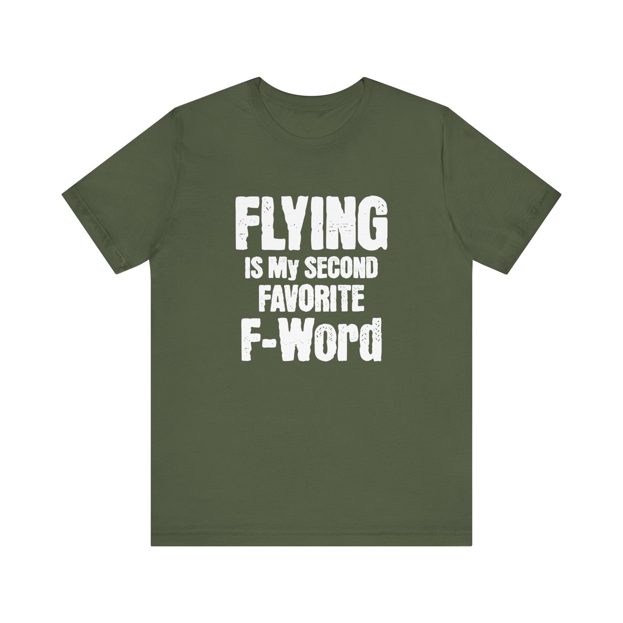 Flying Is My Second Favorite F-Word  Unisex Jersey Tee - Perfect for Aviation Enthusiasts