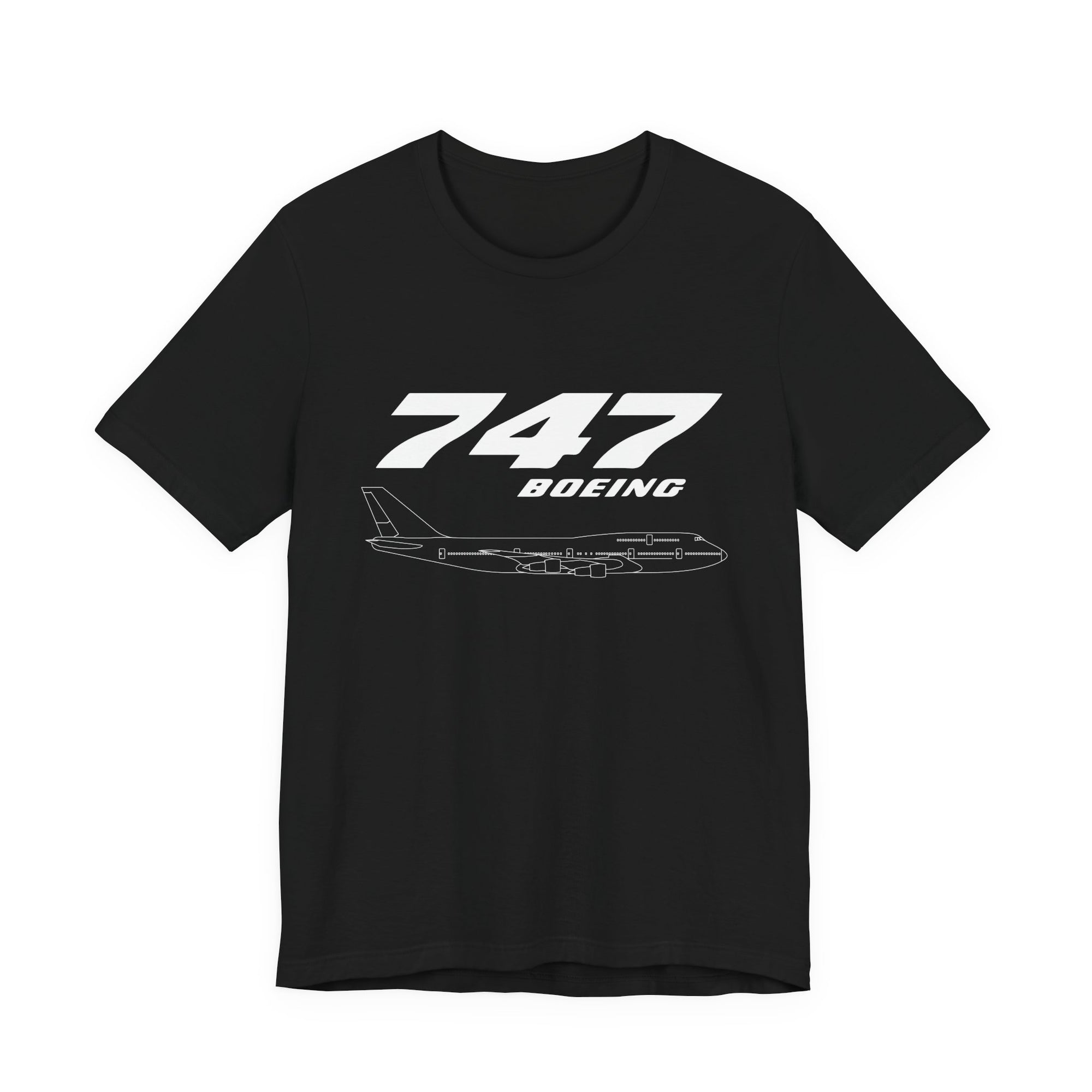 747 Unisex Jersey Tee - Perfect for Aviation Enthusiasts