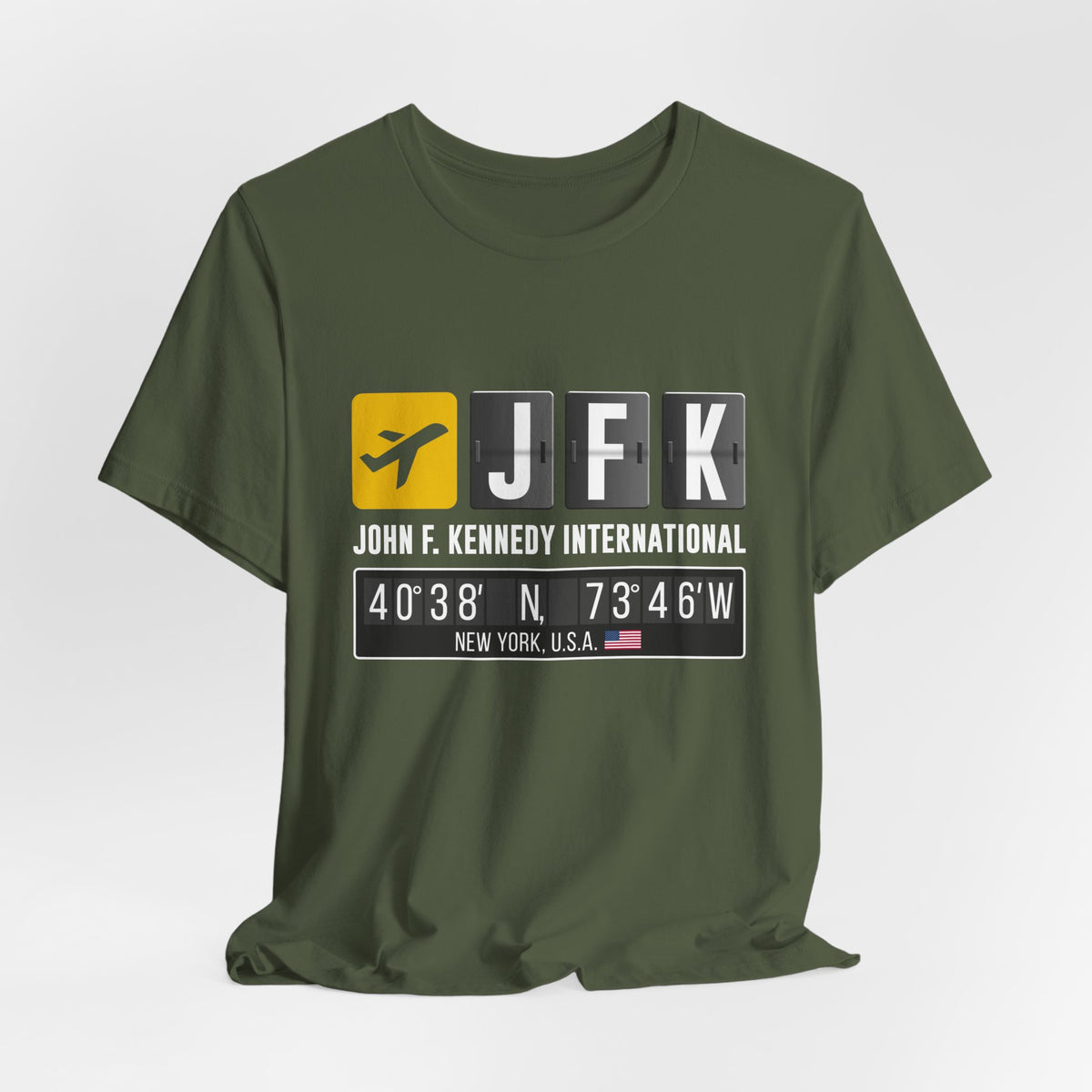 JFK John F. Kennedy International Airport - Unisex Jersey Tee