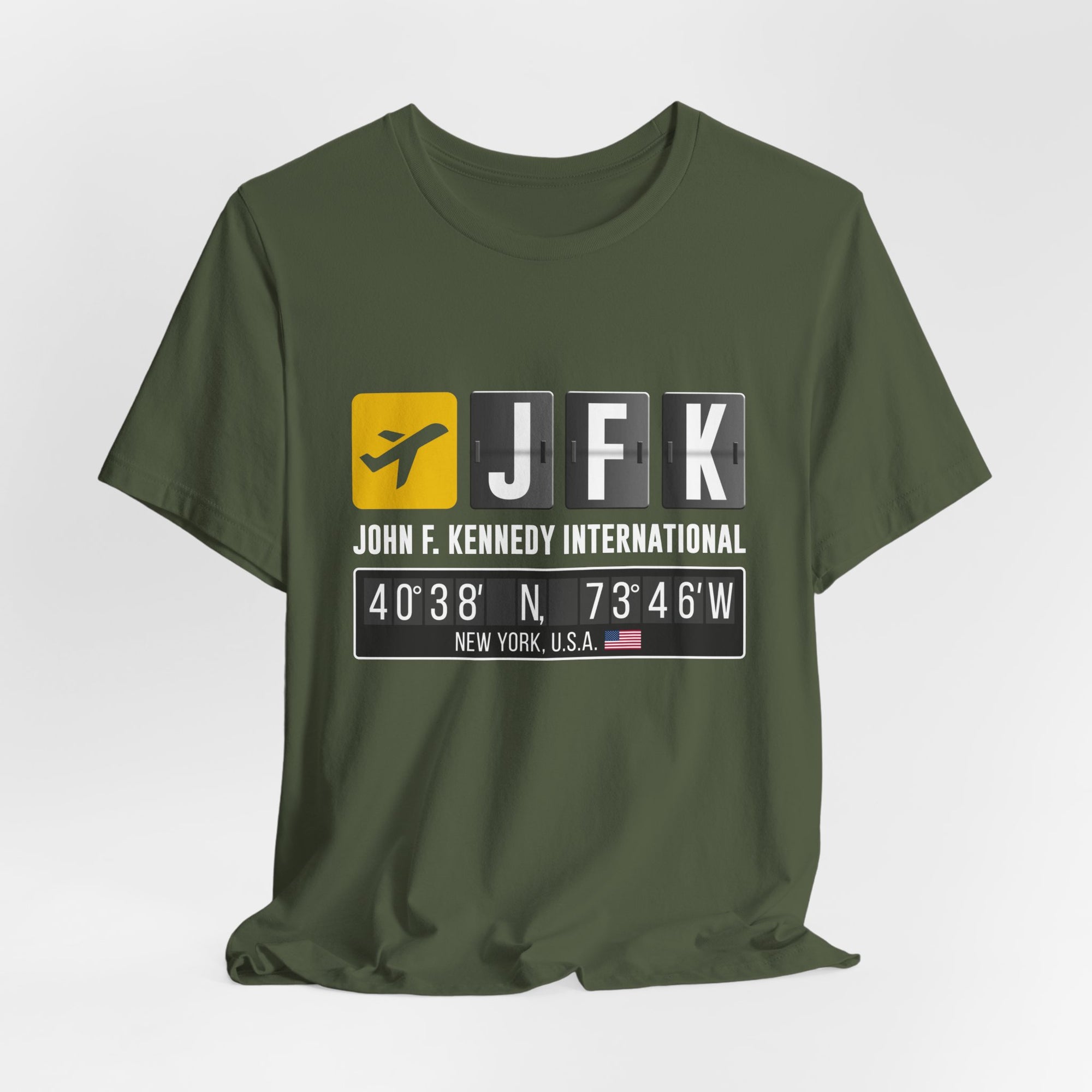 JFK John F. Kennedy International Airport - Unisex Jersey Tee