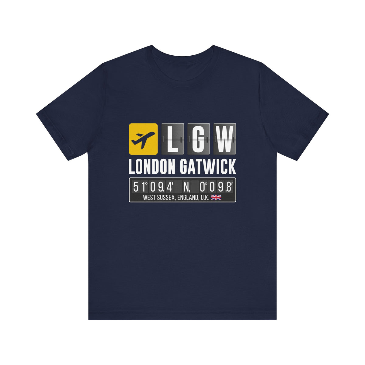 LGW London Gatwick - Unisex Jersey Tee