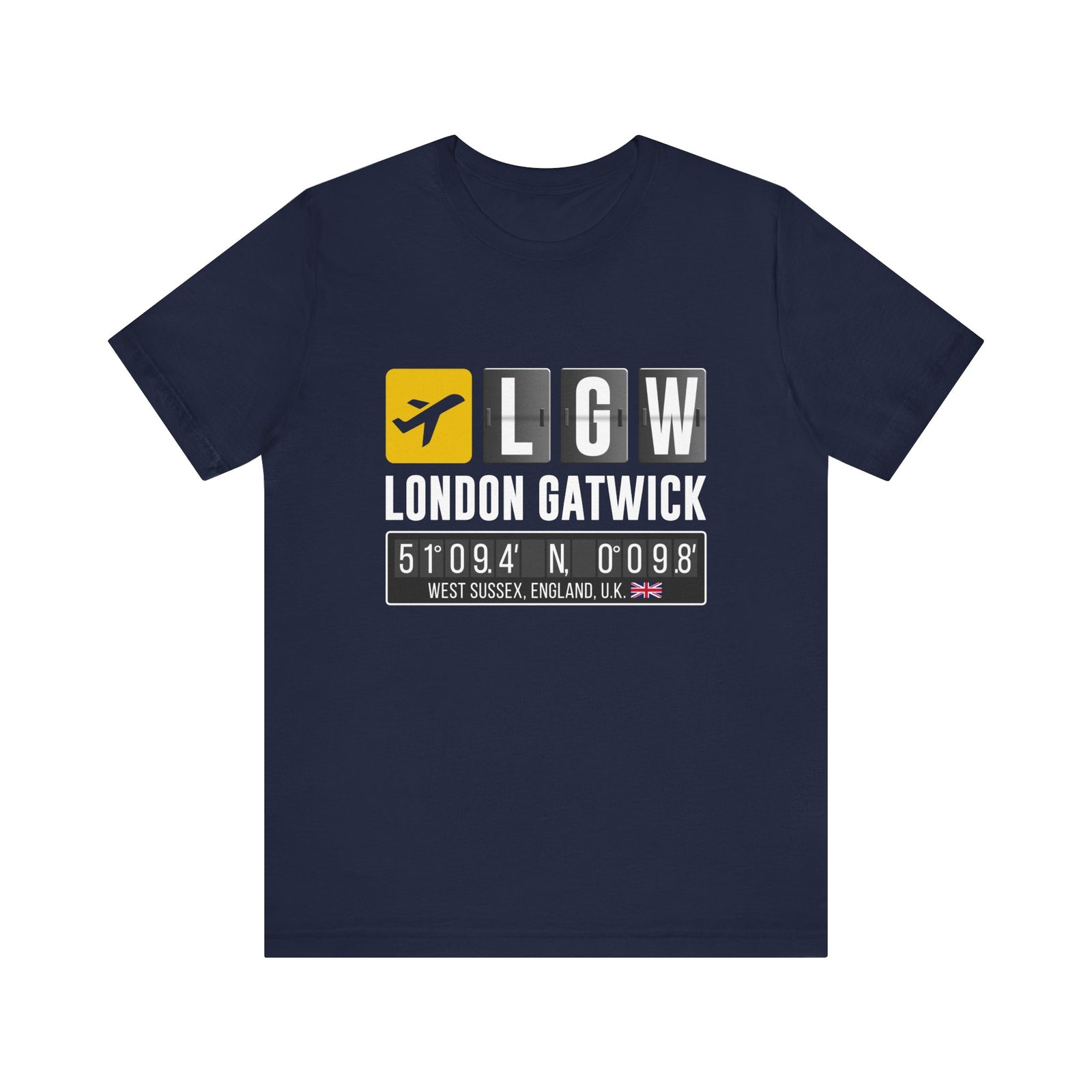 LGW London Gatwick - Unisex Jersey Tee