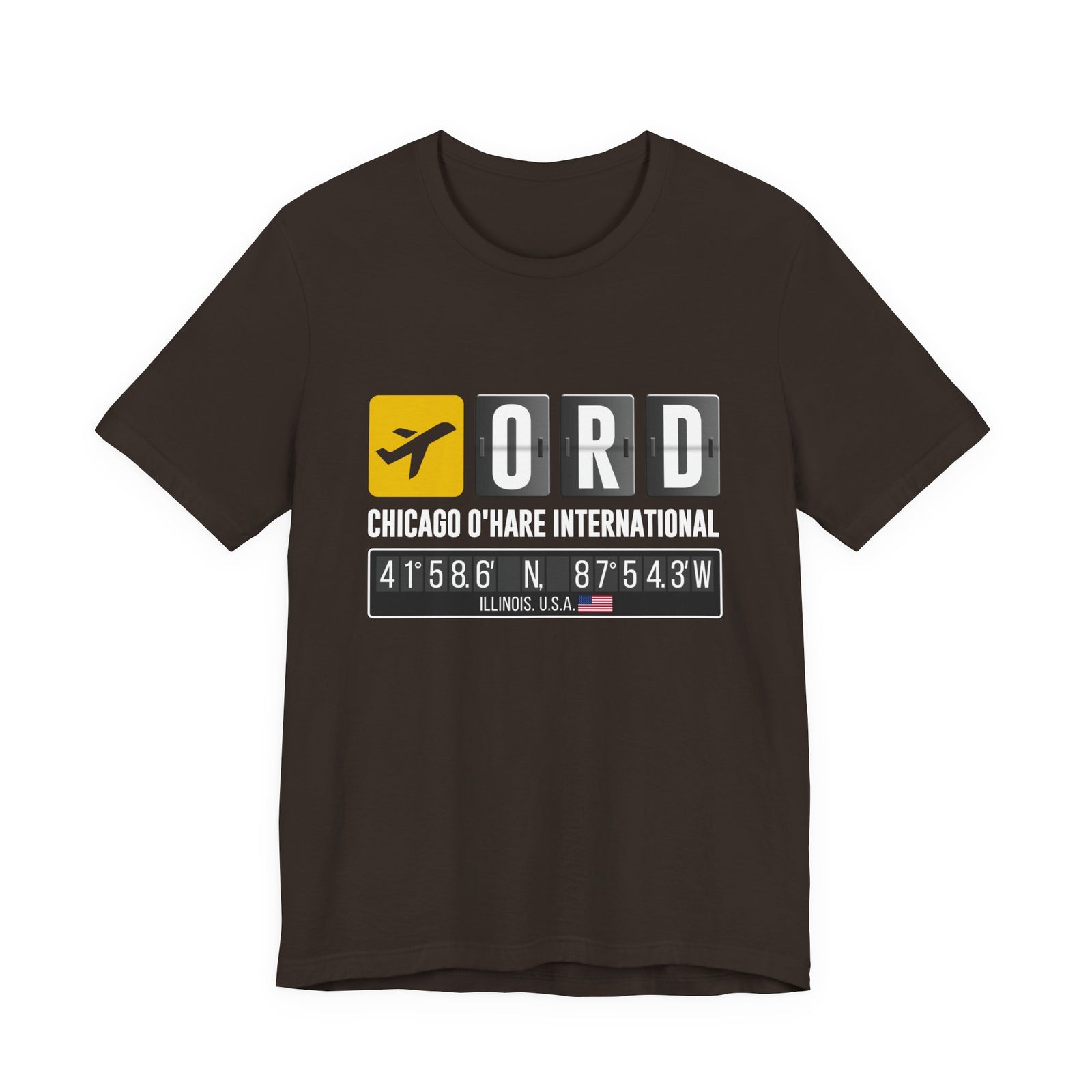 ORD Chicago O'Hare International Airport - Unisex Jersey Tee