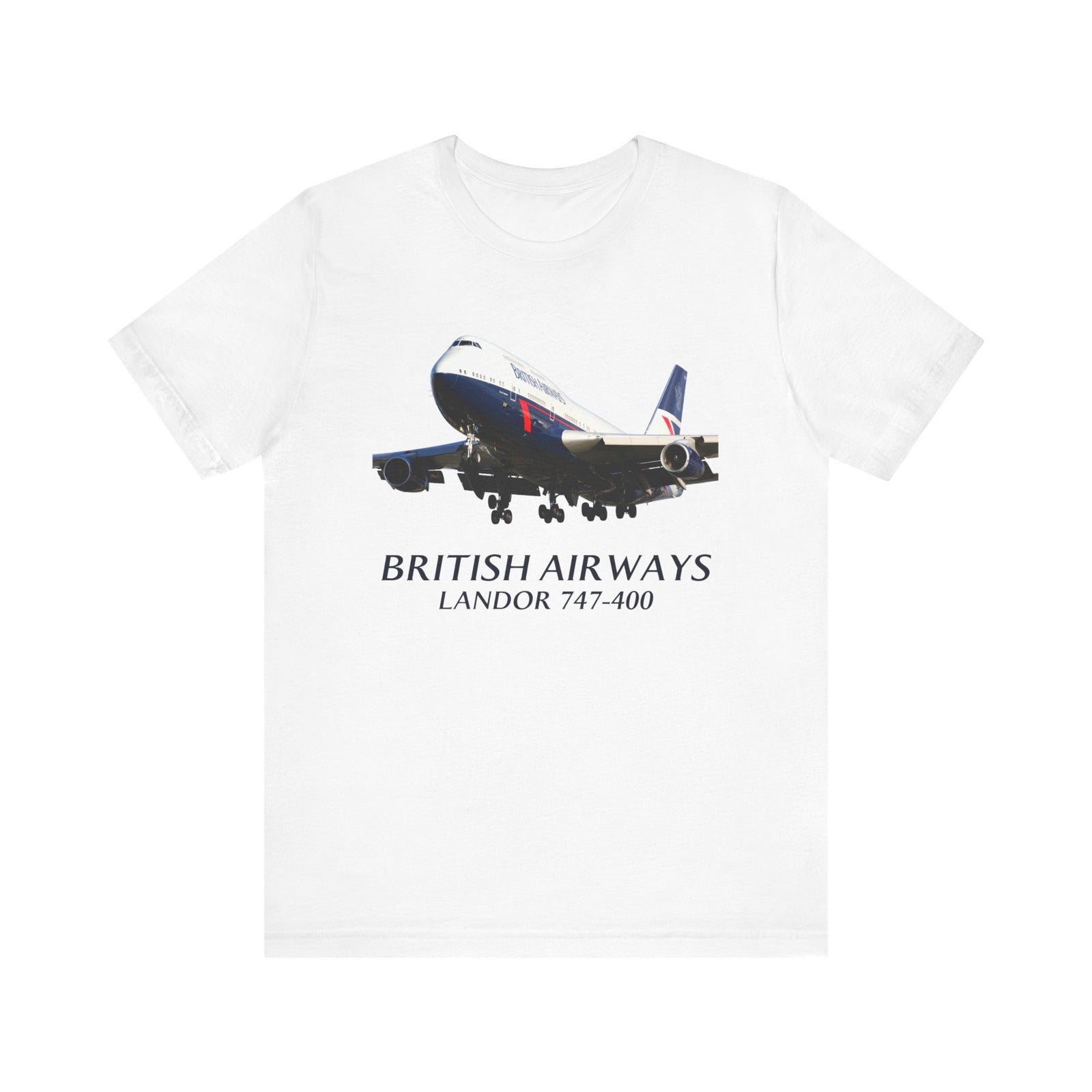 British Airways Landor 747-400   - Unisex Jersey Tee