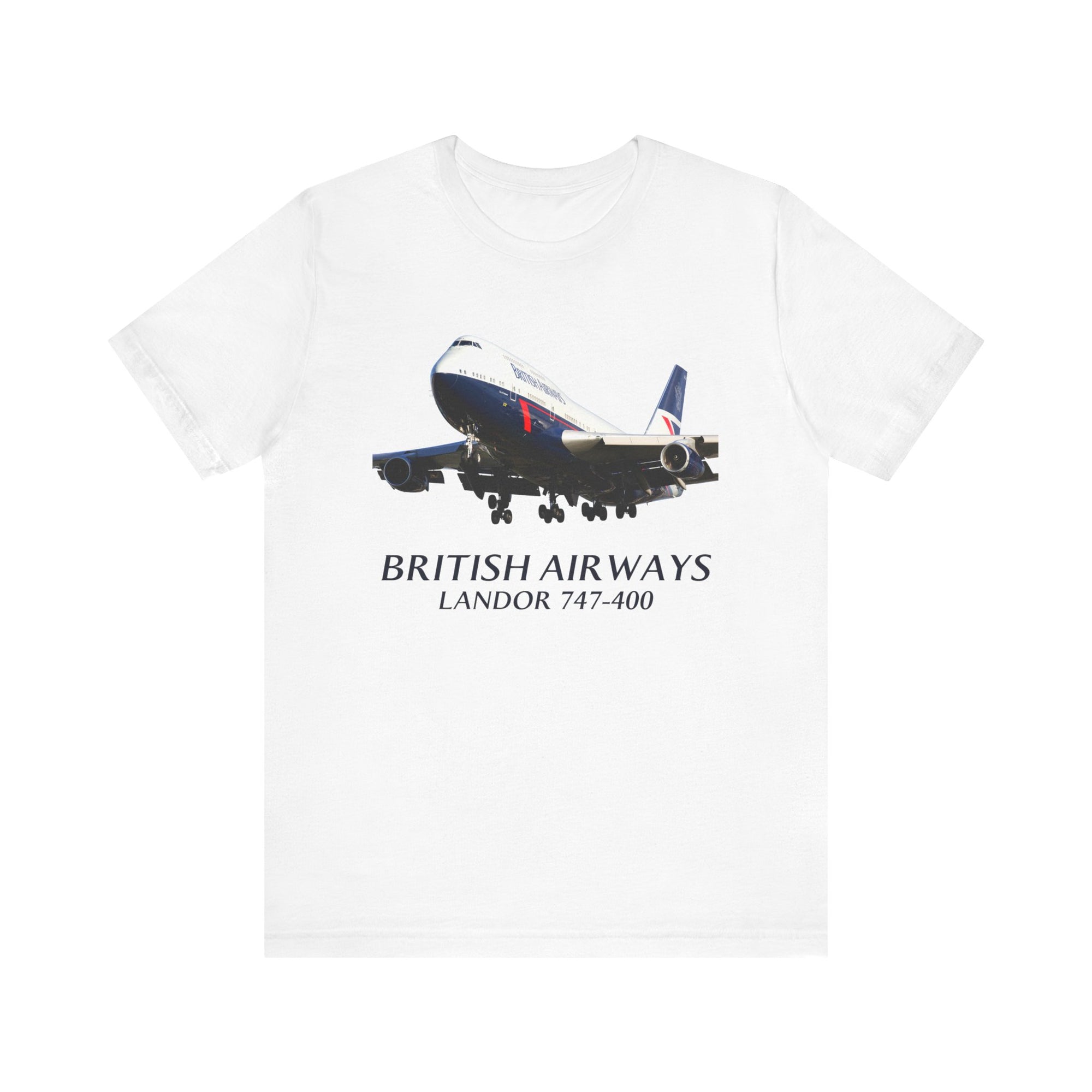 British Airways Landor 747-400   - Unisex Jersey Tee