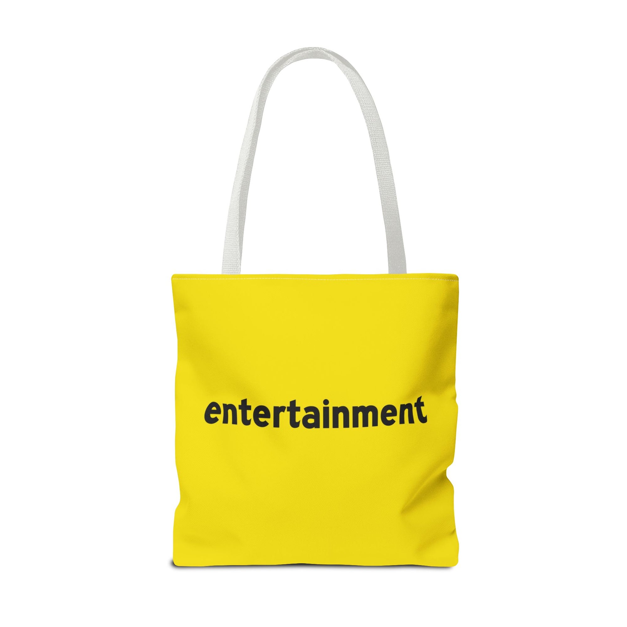 Entertainment Tote Bag — Printed Green Travel Tote