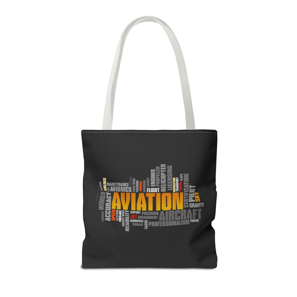 Aviation Tote Bag — Printed Green Travel Tote