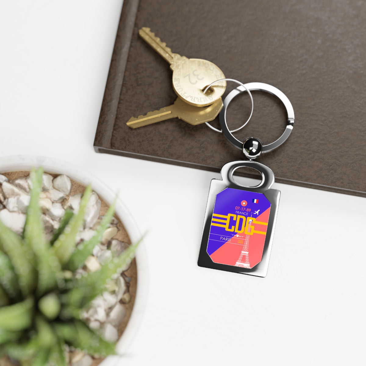 CDG - Rectangle Keyring