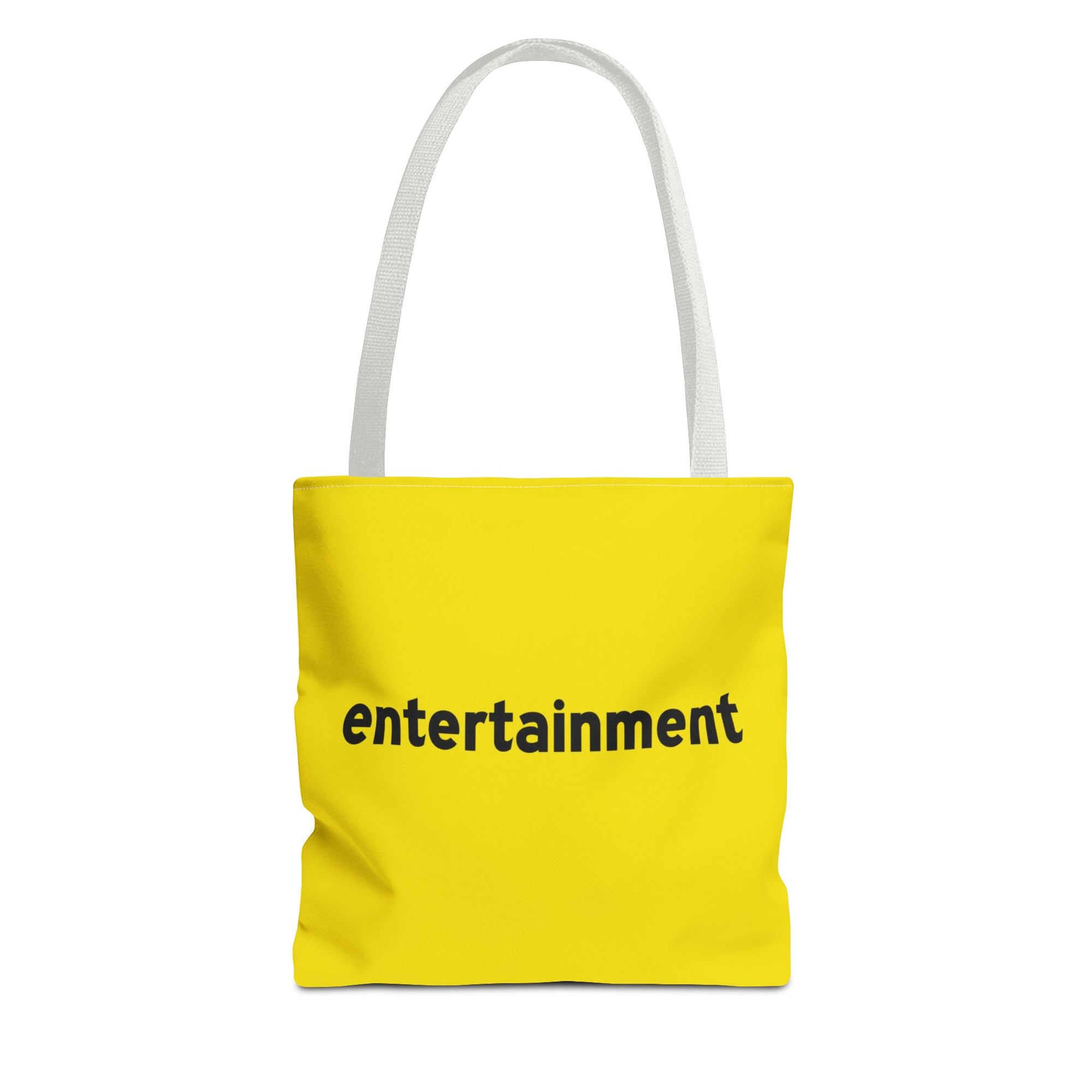 Entertainment Tote Bag — Printed Green Travel Tote