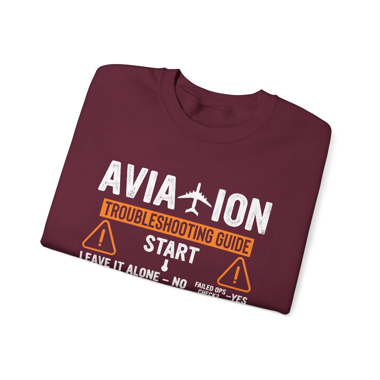 Aviation Troubleshooting Guide  -  Crewneck Sweatshirt