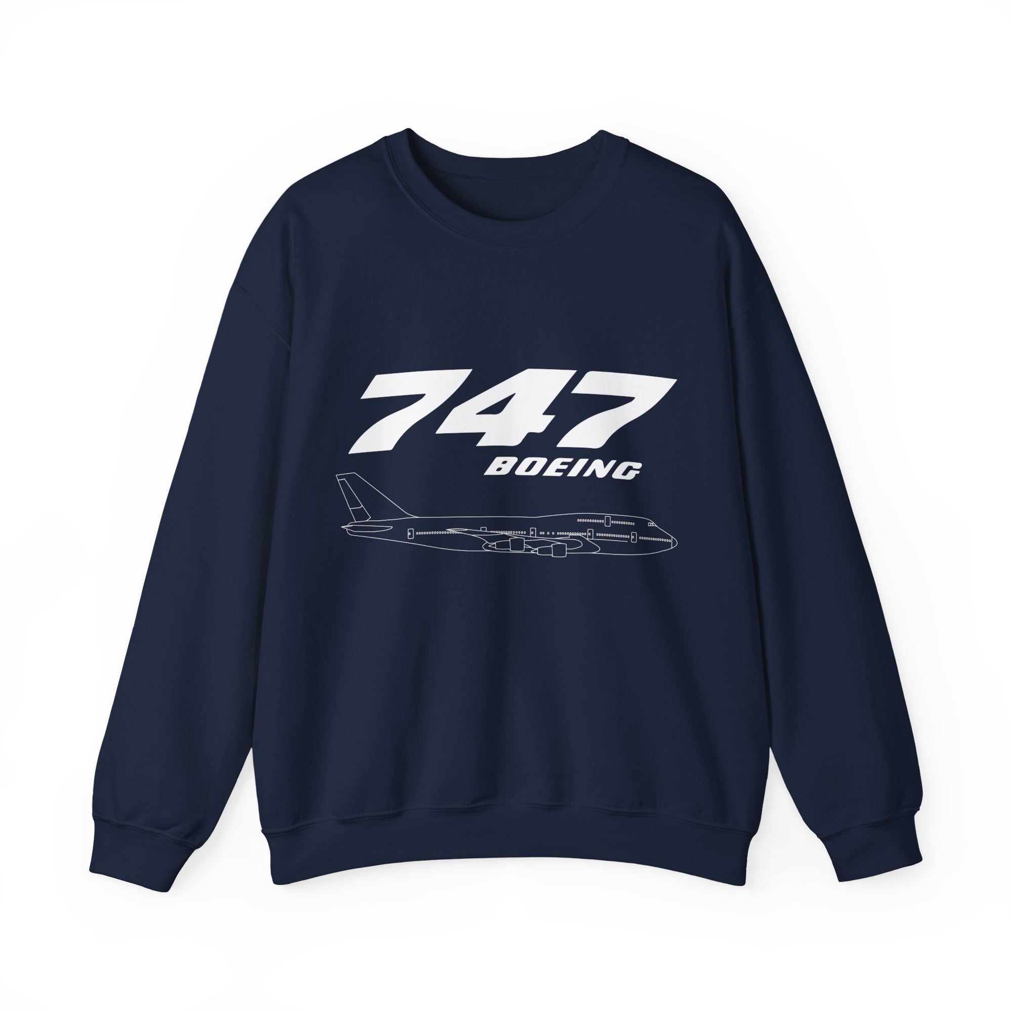 747 Crewneck Sweatshirt - Travel Inspiring Cozy Apparel