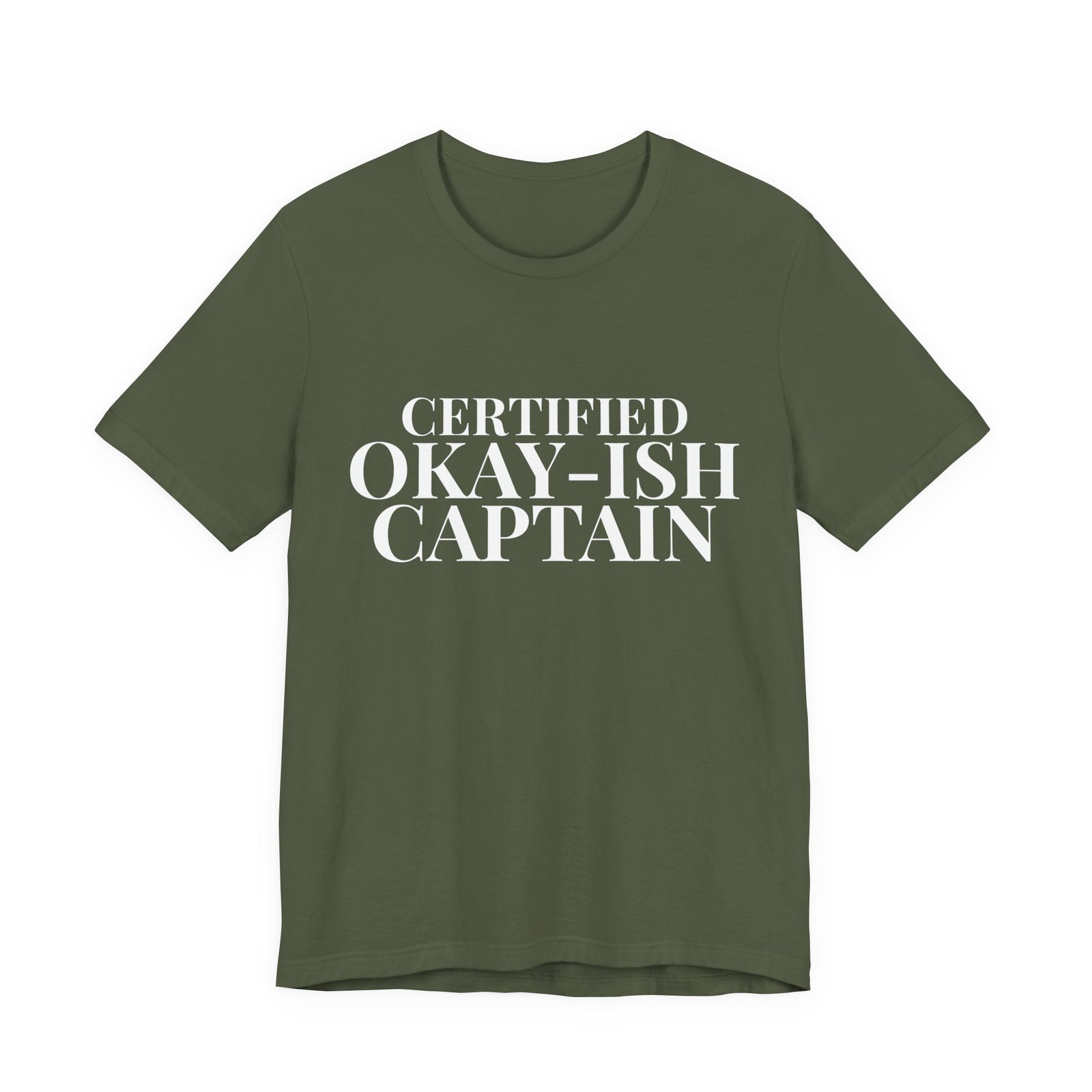 Certified Okay-ish Captain - Unisex Jersey Tee