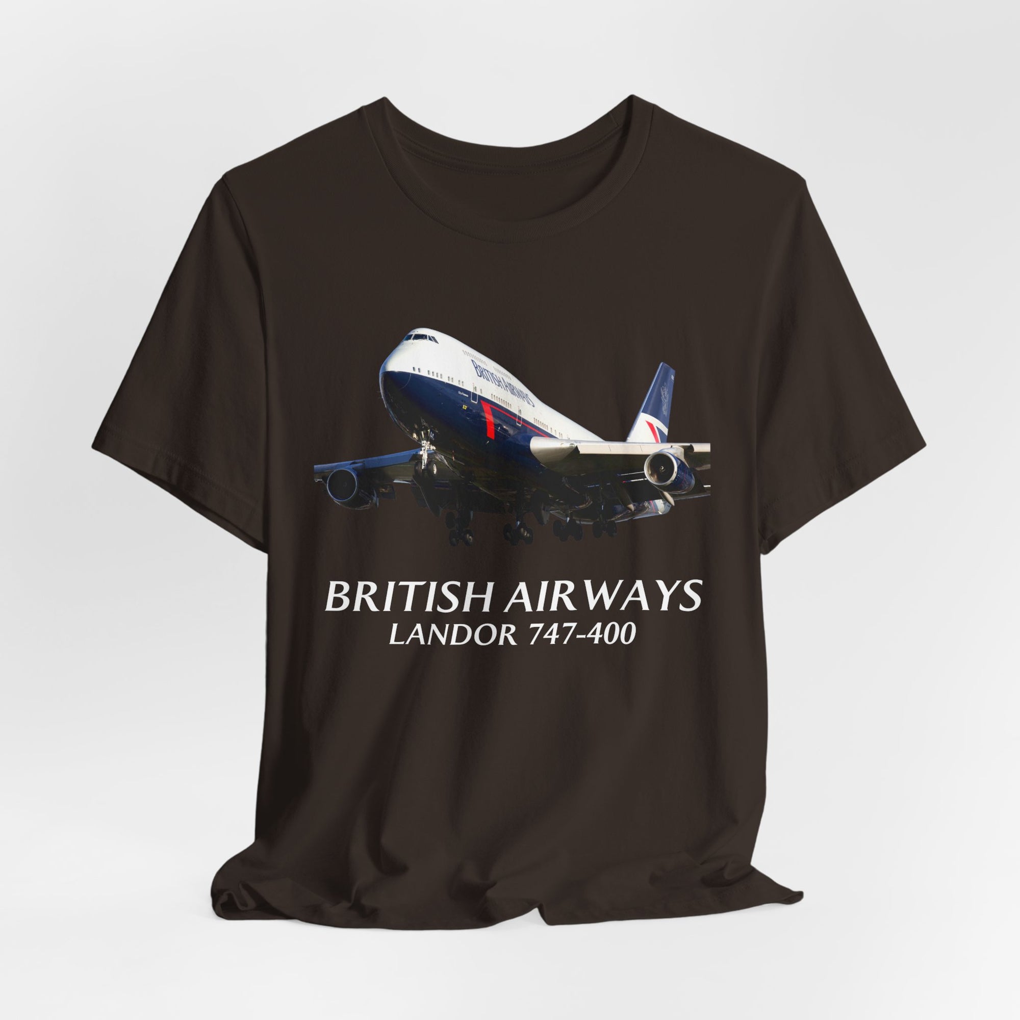 British Airways Landor 747-400   - Unisex Jersey Tee