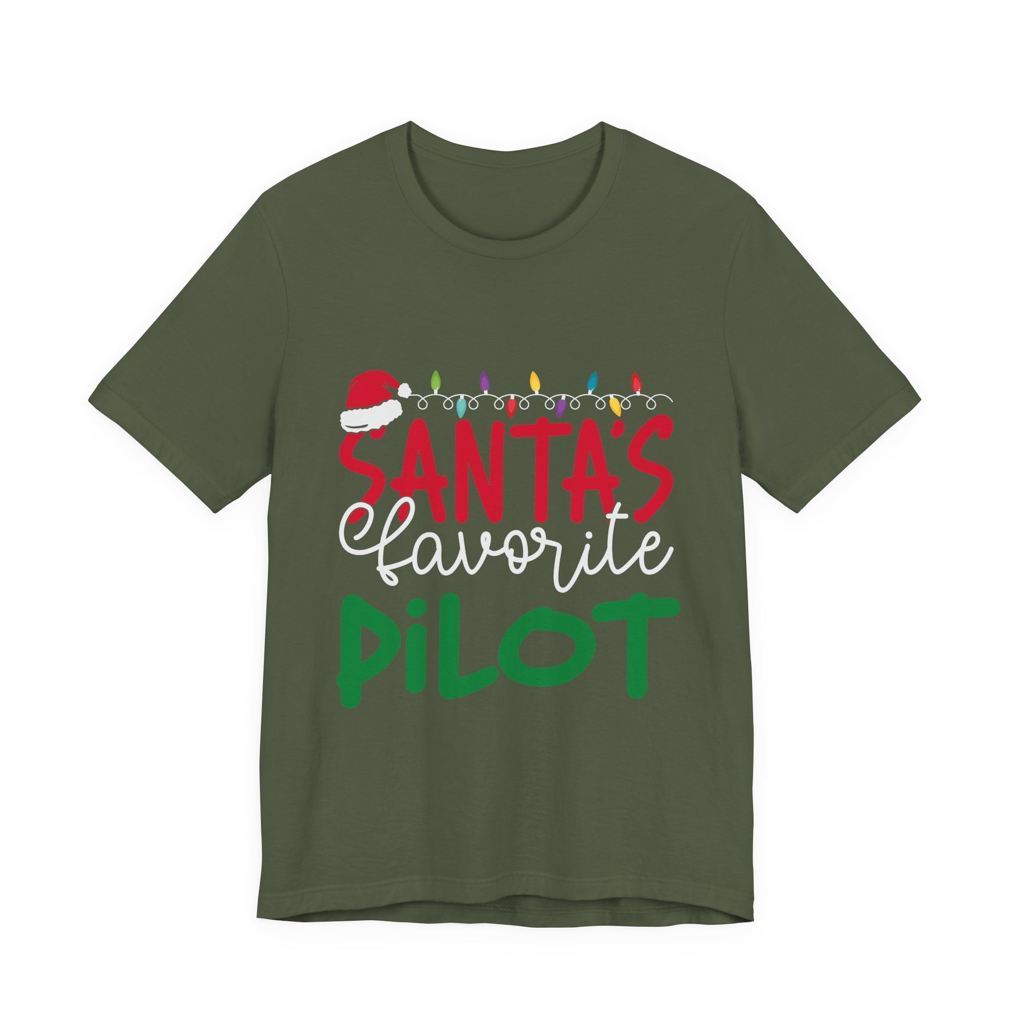 Santa’s favourite pilot Unisex Jersey Tee - Perfect for Aviation Enthusiasts