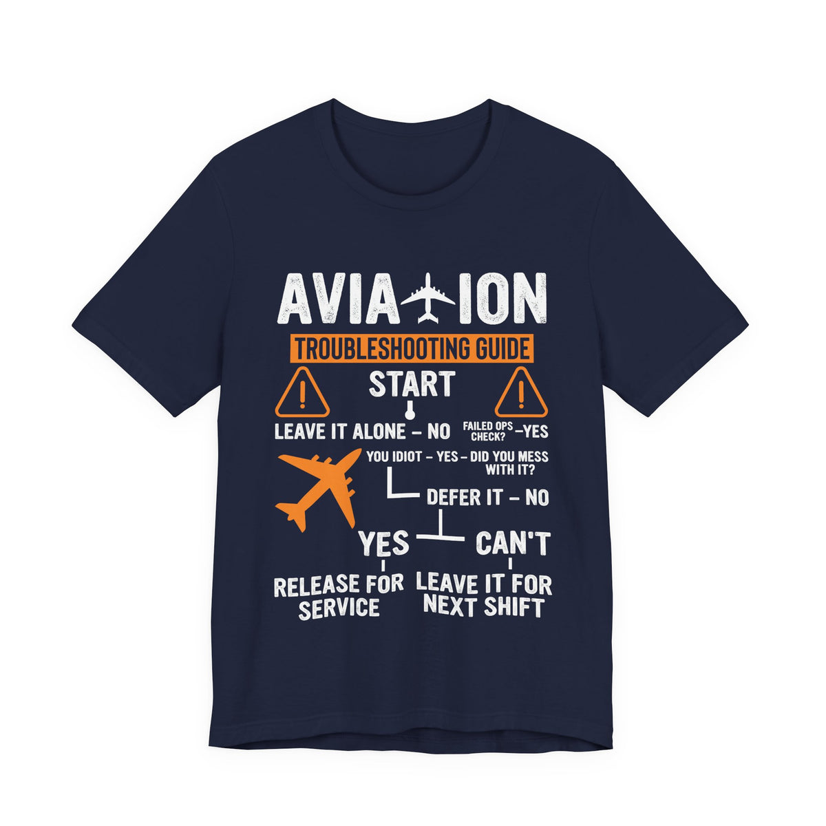 Aviation Troubleshooting Guide - Unisex Jersey Tee