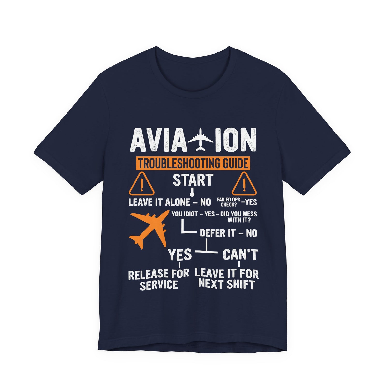 Aviation Troubleshooting Guide - Unisex Jersey Tee