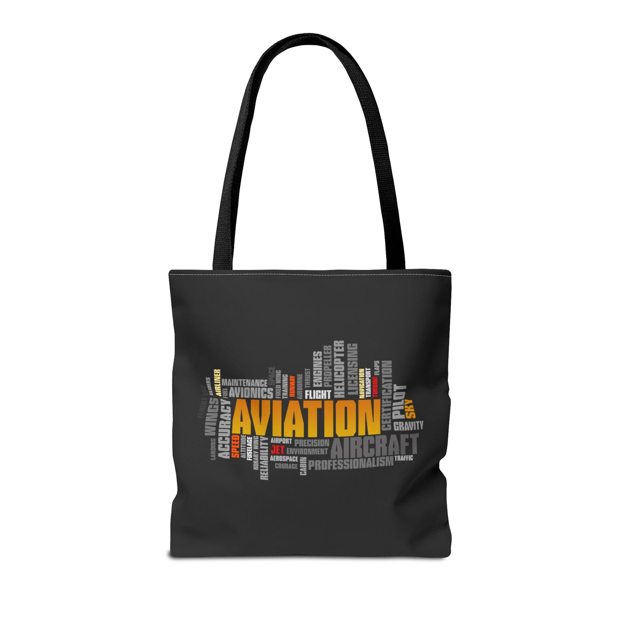 Aviation Tote Bag — Printed Green Travel Tote