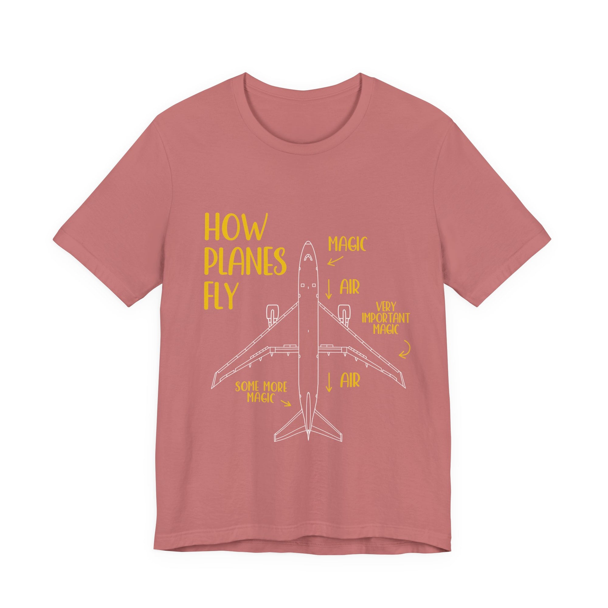 How Planes Fly?  - Unisex Jersey Tee