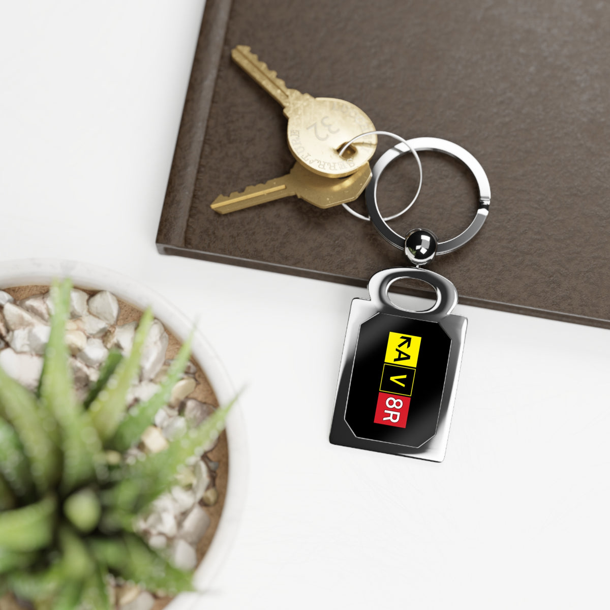 AV8R - Rectangle Keyring