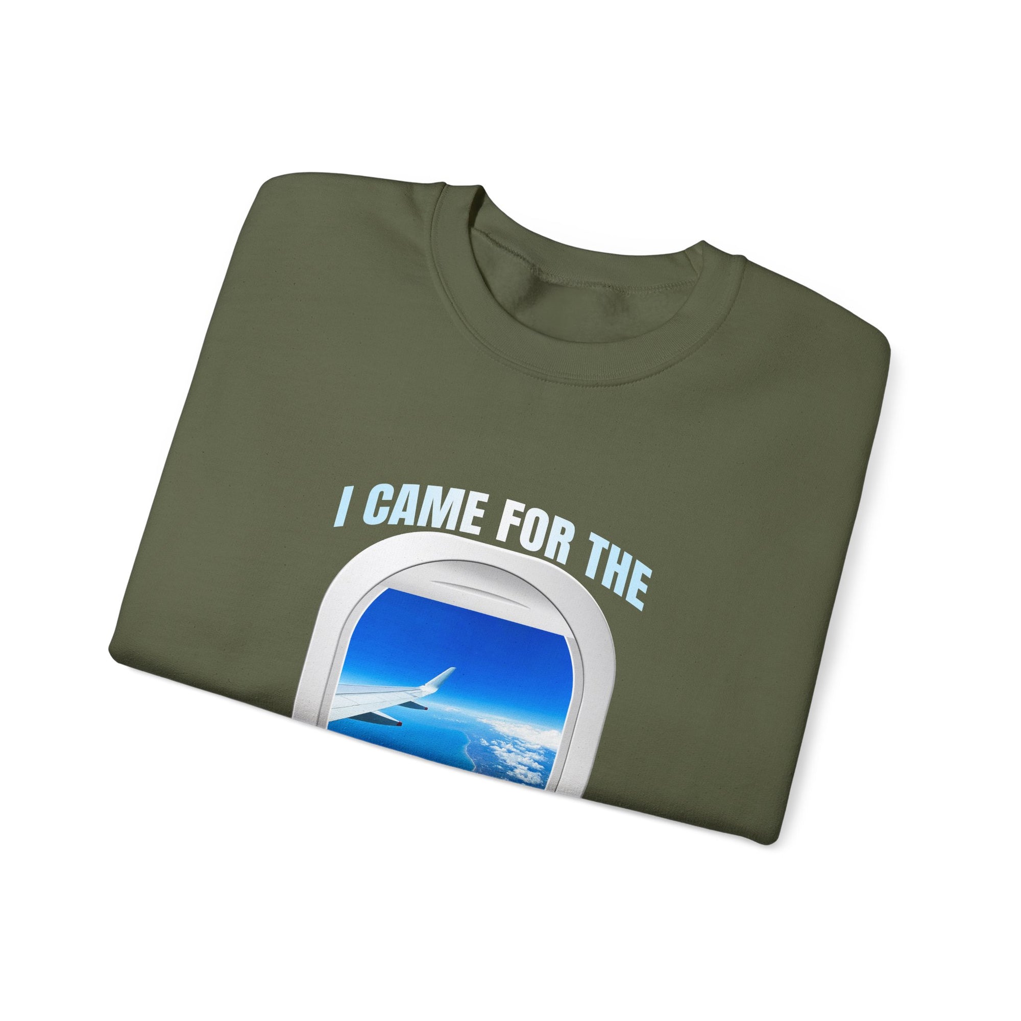 I Came For The Window Seat  -  Crewneck Sweatshirt