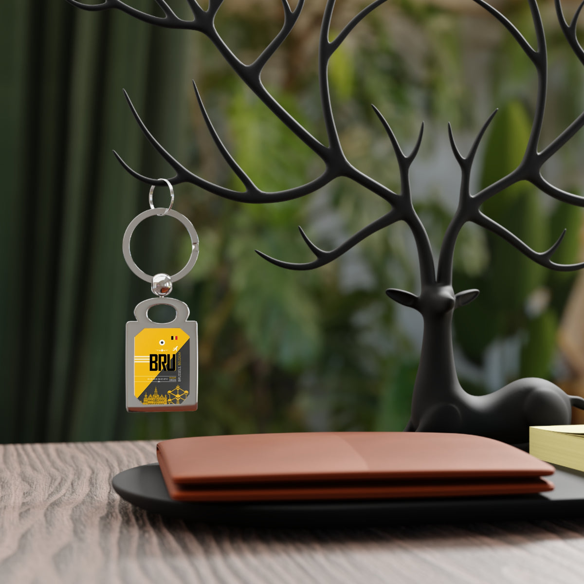 BRU - Rectangle Keyring
