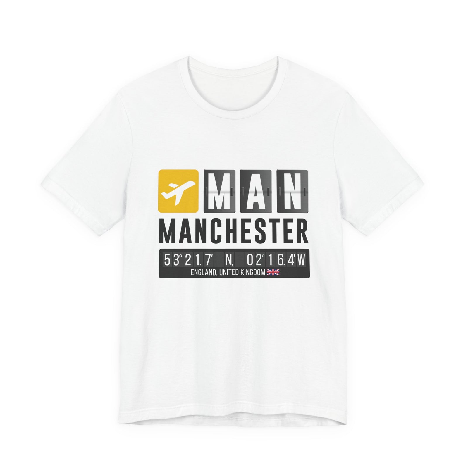 MAN Manchester Airport UK  - Unisex Jersey Tee