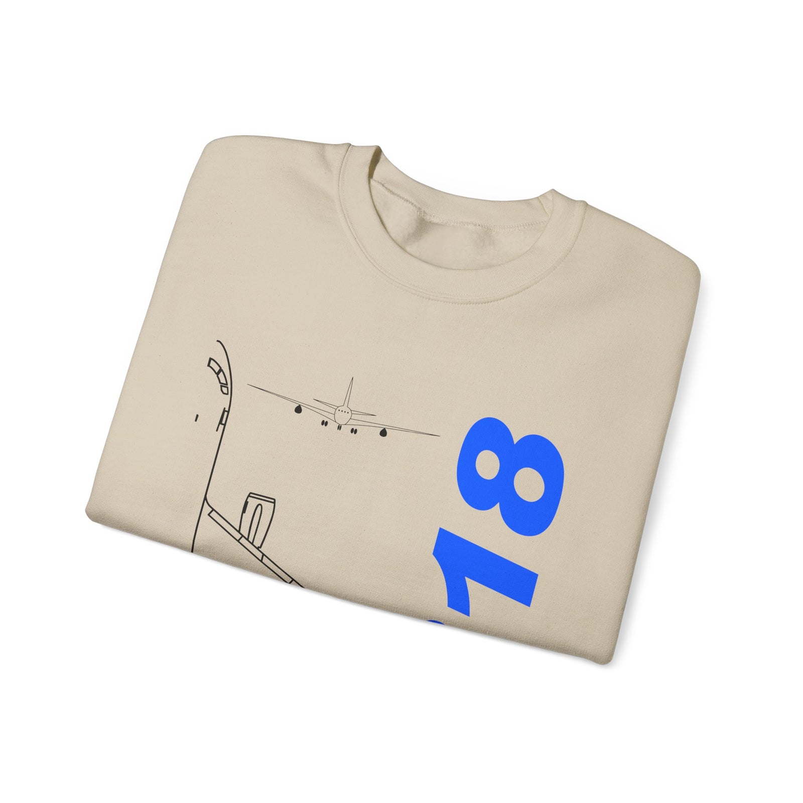 Airbus A318 Crewneck Sweatshirt - Travel Inspiring Cozy Apparel