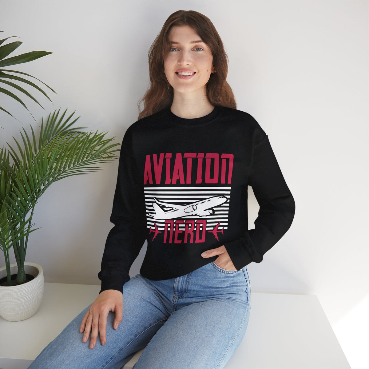 Aviation Nerd -  Unisex Crewneck Sweatshirt