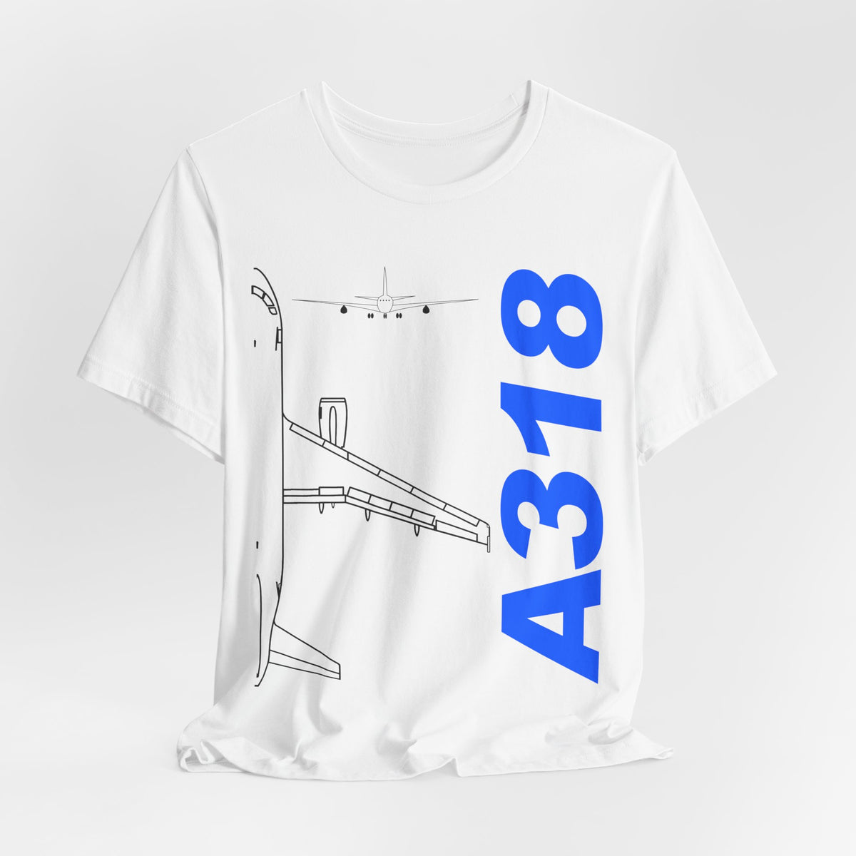 Airbus A318 Unisex Jersey Tee - Perfect for Aviation Enthusiasts