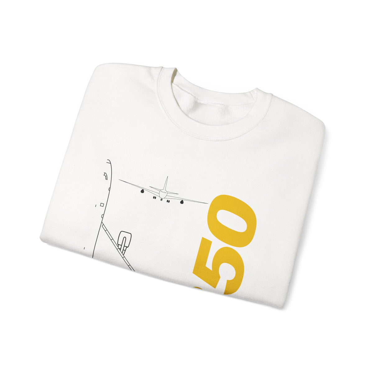 Airbus A350 Crewneck Sweatshirt - Travel Inspiring Cozy Apparel