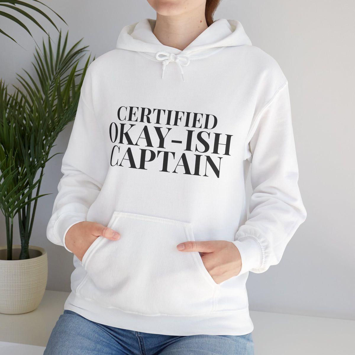 Certified Okay-ish Captain - Pullover Hoodie