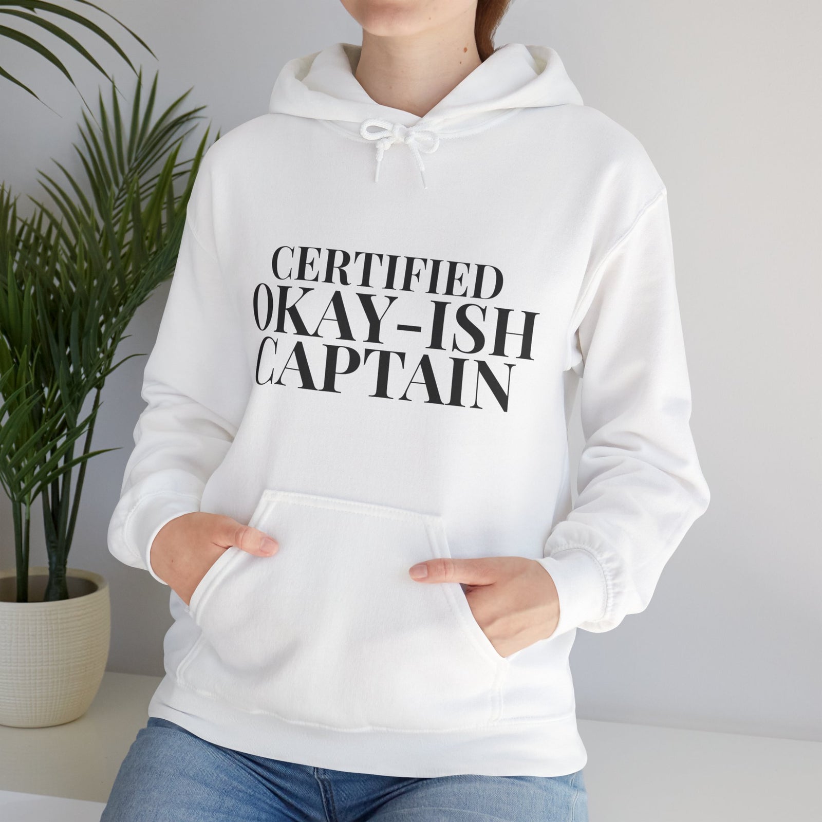 Certified Okay-ish Captain - Pullover Hoodie