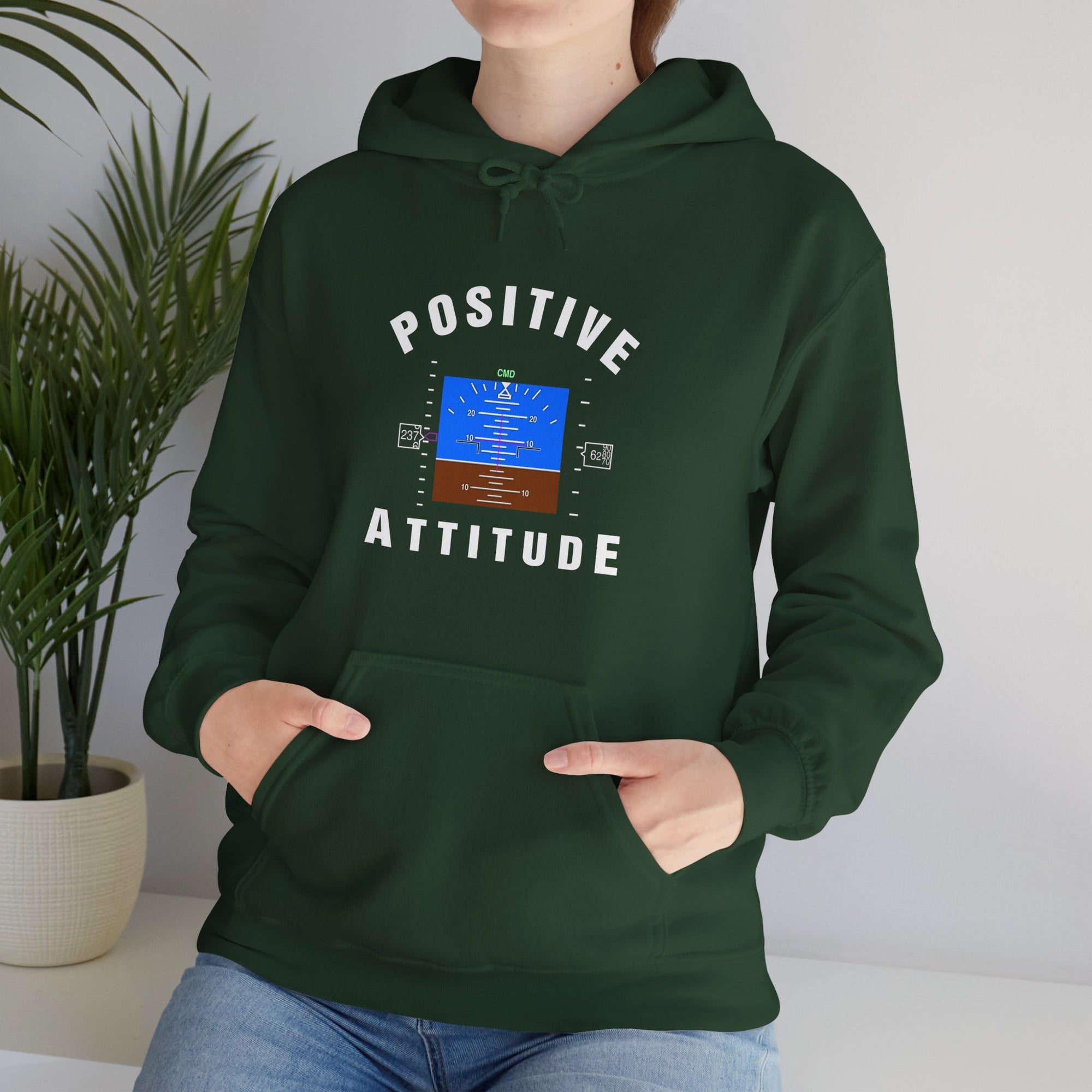 Positive Attitude - Pullover Hoodie