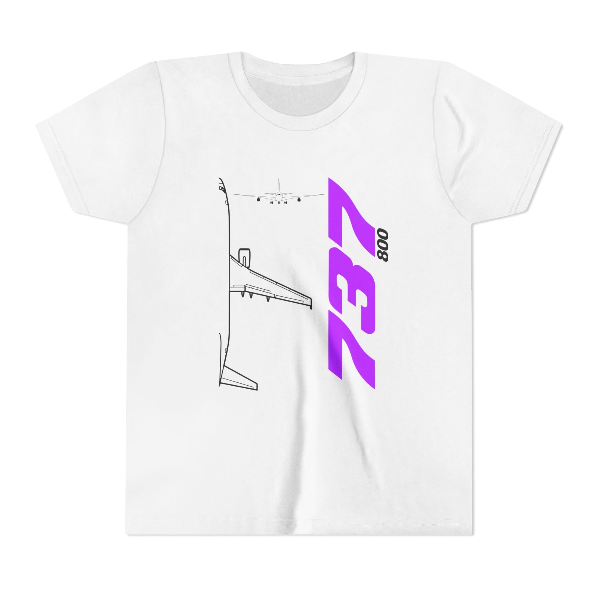 Boeing 737-800 - Unisex Youth Short Sleeve Tee