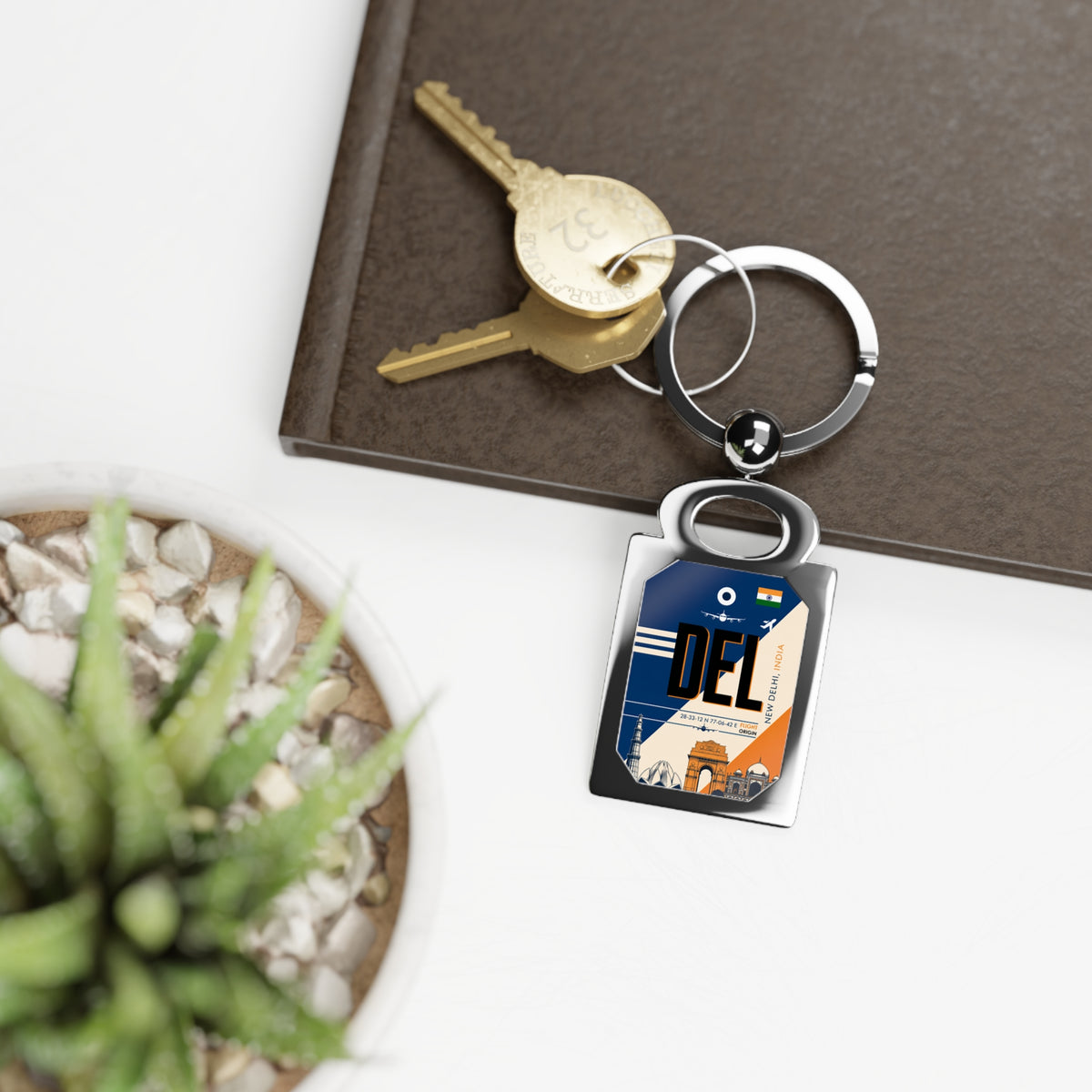 DEL - Rectangle Keyring