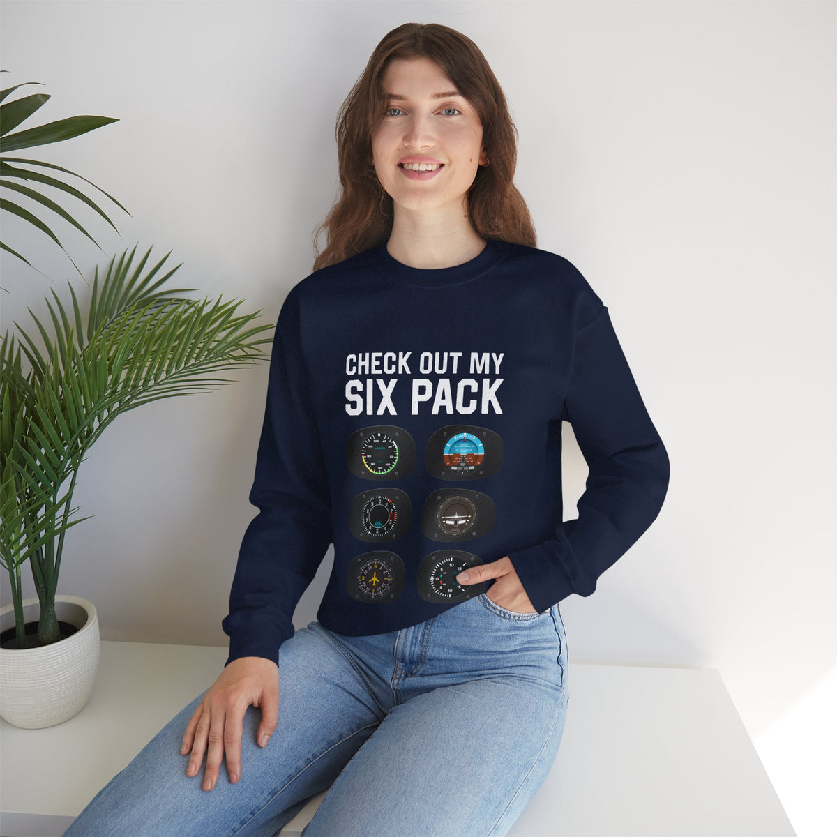 Check Out My Six Pack  -  Crewneck Sweatshirt