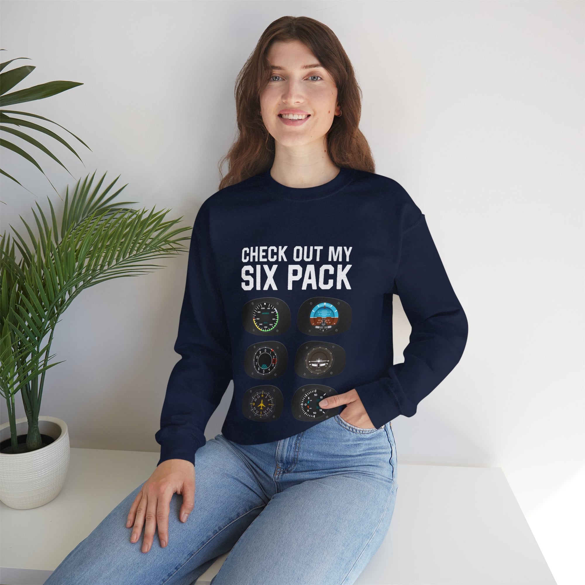 Check Out My Six Pack  -  Crewneck Sweatshirt