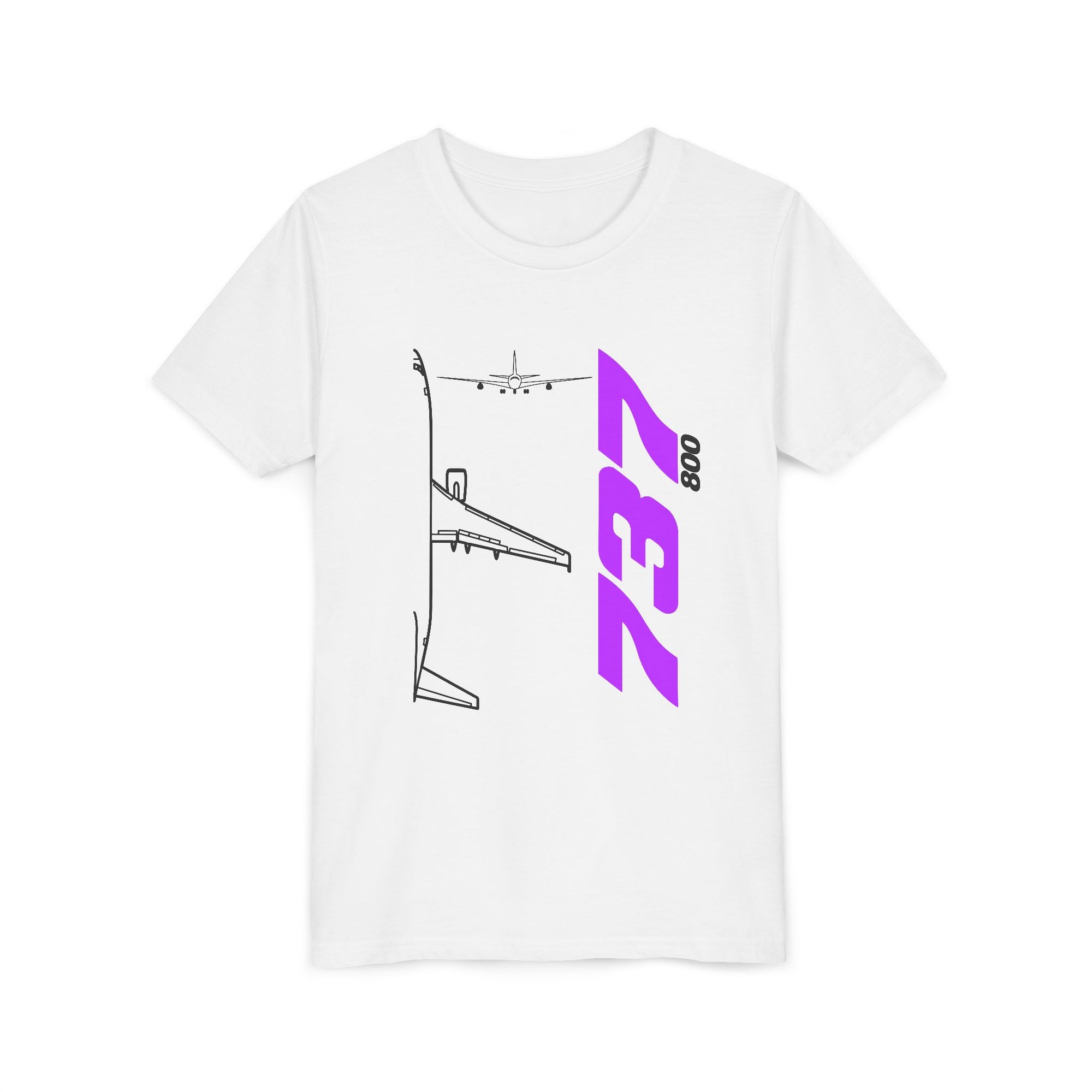 Boeing 737-800 - Unisex Youth Short Sleeve Tee