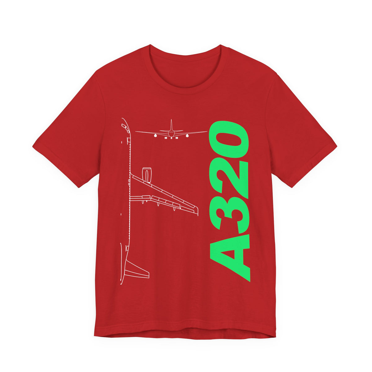 Airbus A320 Unisex Jersey Tee - Perfect for Aviation Enthusiasts