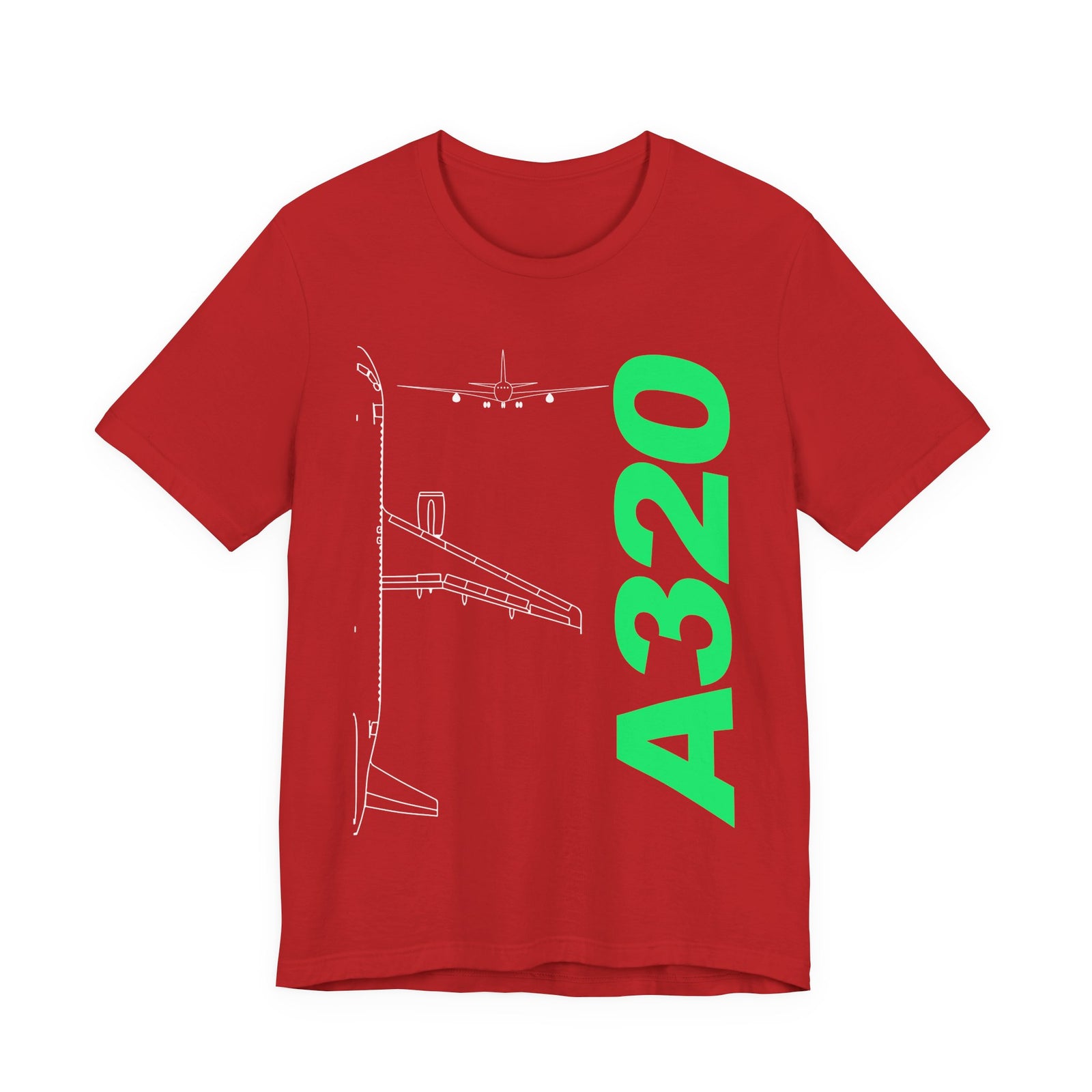 Airbus A320 Unisex Jersey Tee - Perfect for Aviation Enthusiasts