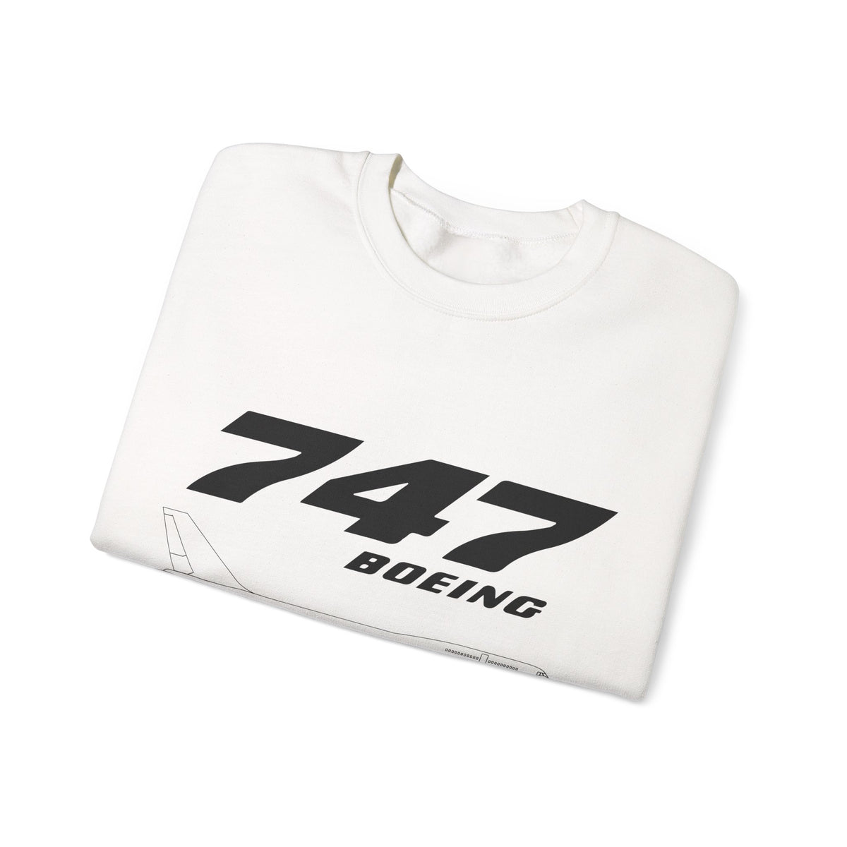 747 Crewneck Sweatshirt - Travel Inspiring Cozy Apparel