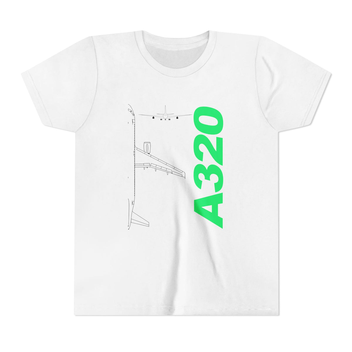 Airbus A320 - Unisex Youth Short Sleeve Tee