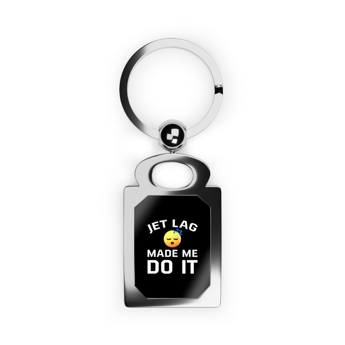 Jet Lag Made Me Do It - Rectangle Keyring