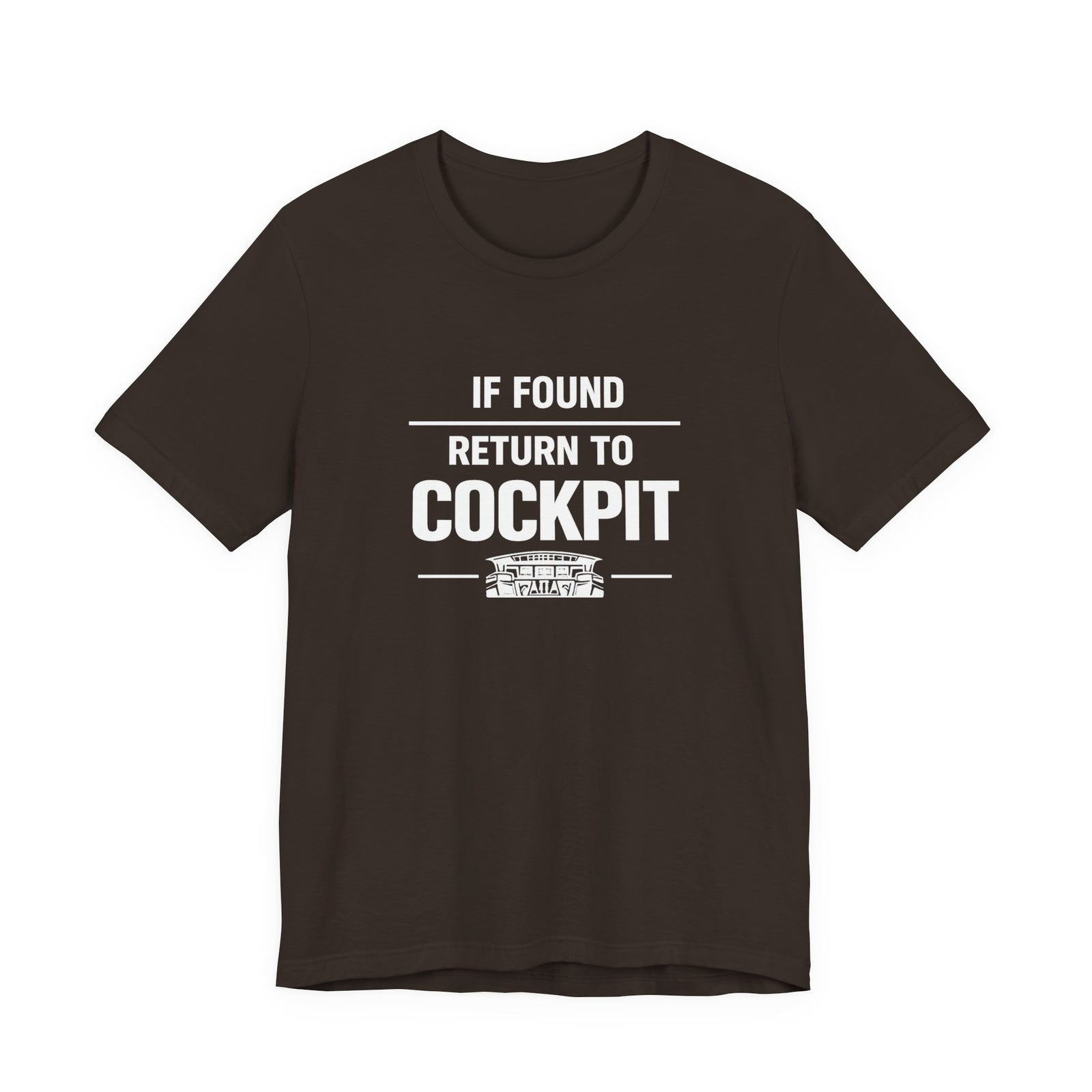 If Found Return to the Cockpit - Unisex Jersey Tee